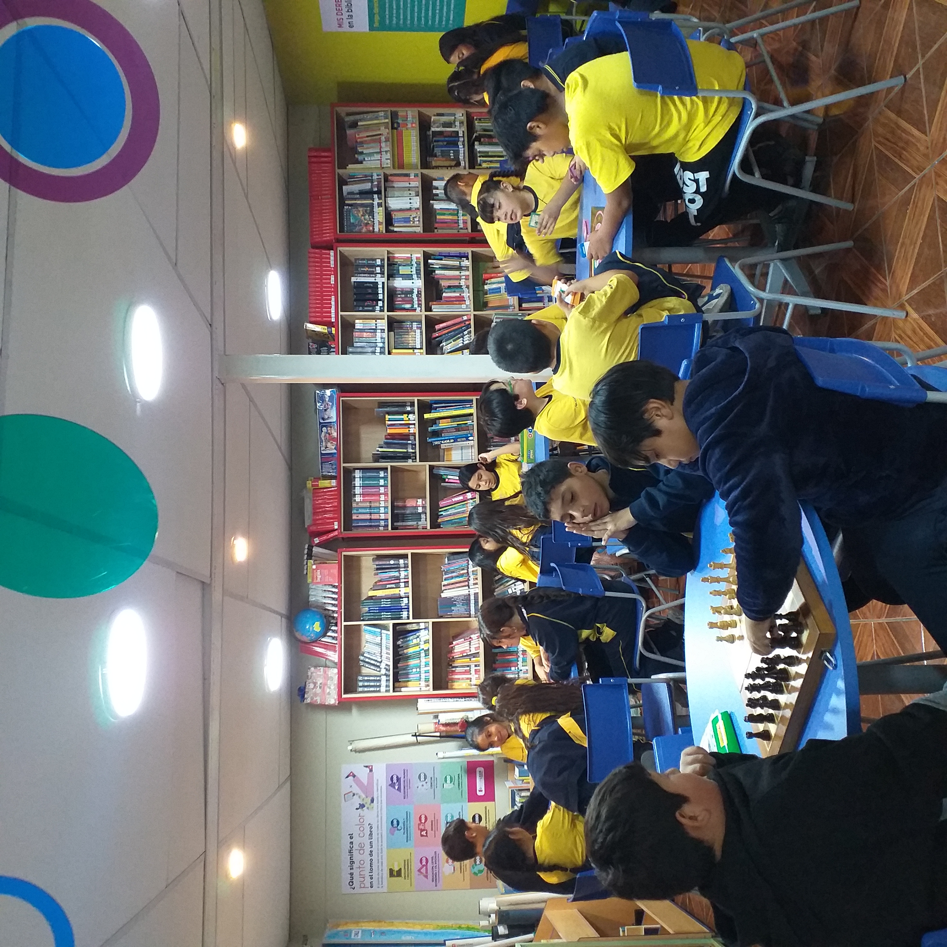 Biblioteca escolar viva leer copec